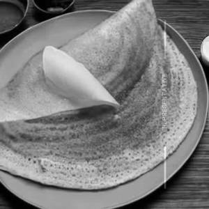 Butter plain dosa