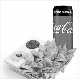 Nachos Large + Coke Zero Can