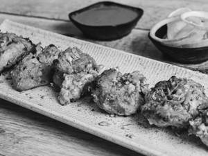 Chicken Lasooni Kebab.