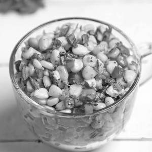 American boiled com chaat