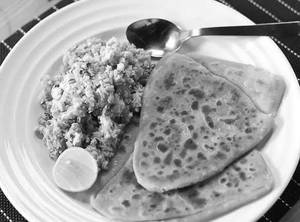Amul Paneer Bhurjee With 2 Paratha