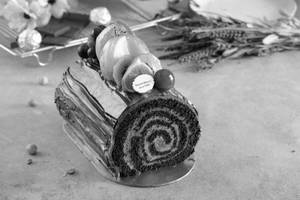 Chocolate Mousse Swiss Roll Cake 1kg