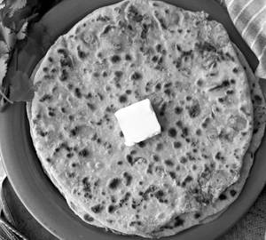Whole Wheat Aloo Palak Paratha