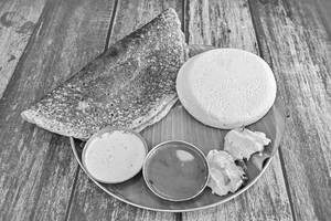 Benne Dosa+thatte Idli
