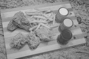 Nuggets (3pcs) + Wings(2pcs) + Fries (small)