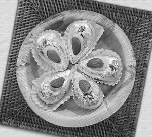 Khoya  Badam bhog ....
