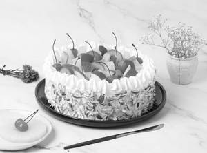 Fresh Fruit Eggless Cake