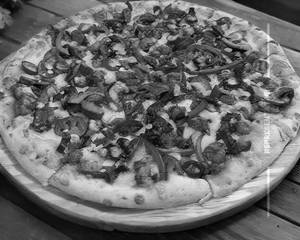 Peri-peri Chicken Mushroom Pizza