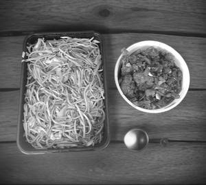 Veg Noodles With Gobi Manchuriyan