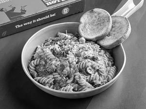 Jain Pink Sauce Pasta