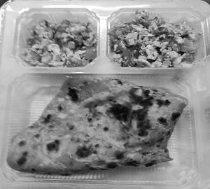 Homemade Paneer Bhurji + 2pcs Tawa Butter Laccha Paranthas
