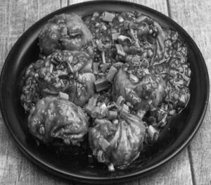 Chicken Tossed Manchurian Momos