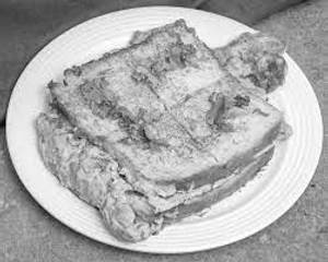 Brown bread omelet