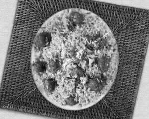 Veg Manchurian Fried Rice 