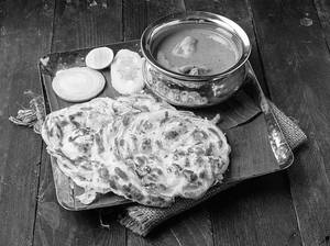 Parota With Mutton Curry
