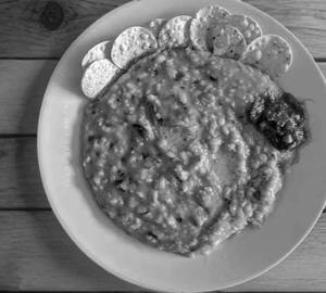 Moong dal khichadi + dahi full
