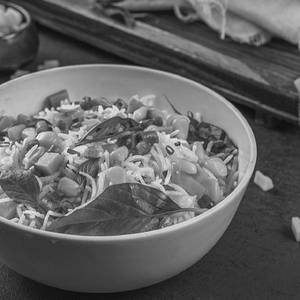 Basil Fried Rice Veg [Serves 1- 2]