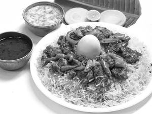 Green Mirchi Chicken Biryani
