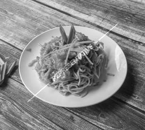 Egg Manchurian Noodles