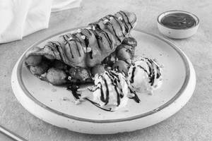 Bubble Waffles Nutella