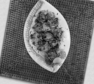Murg brunt garlic chilli kebab