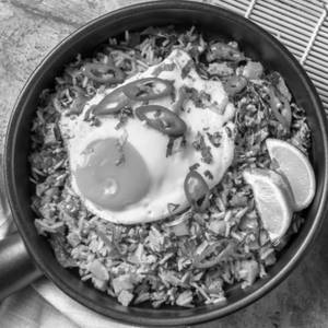 Chilli Garlic Egg Rice