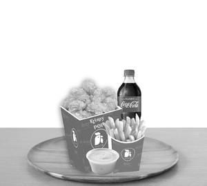 1 Pop Medium + 1 Medium Fries + 1 Dip + 1cola or sprite250 Ml