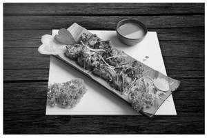 Gongura Chicken Kabab