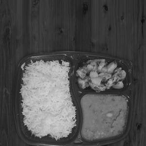 Aloo ki Sabji, Dal and Rice Combo