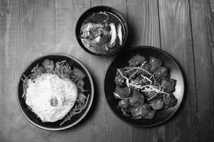 Chicken Triple Schezwan Rice & Chicken Manchurian Combo