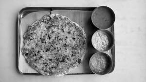 Ghee onion uttapam