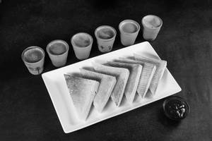 6 Ginger Chai With 3 Corn & Cheese Sandwich (serves 6)