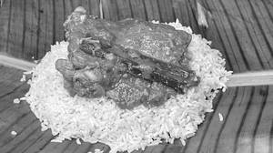Yellow Rice & Chicken Curry