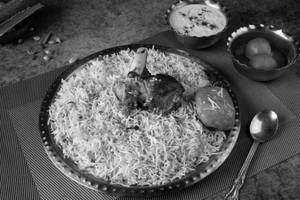 Mutton Biryani With Raita