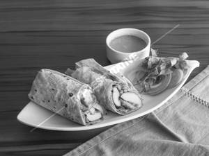 Malai tikka roll
