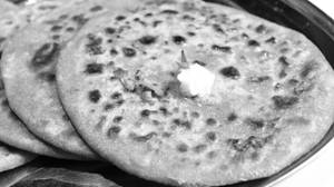 Punjabi Aloo Paratha (2 Pcs) + curd + achar
