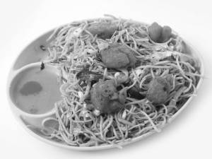 Prawns noodles