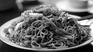 Chicken dry hakka noodles