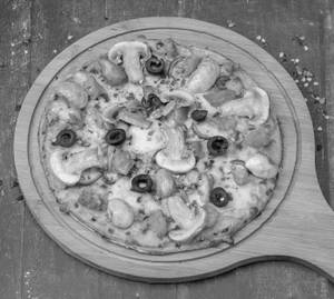 Mushroom extra vaganza pizza [8 inches]