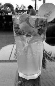 Green apple mojito