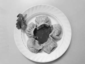 Steamed Chicken Momos(5pcs)