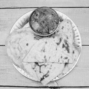 Plain Paratha (2 pcs) + Aloo Sabzi