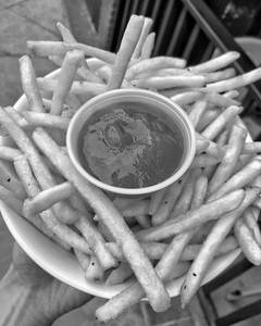 Salted french fries