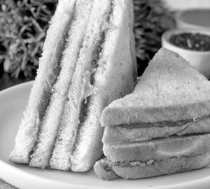 Plain jam toast