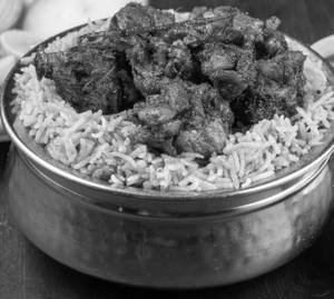Chicken fry piece biryani