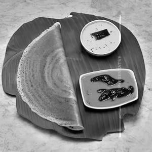 Carrot dosa