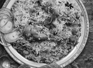 Chicken Tangdi Biryani