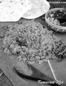 Tamarind Rice With Omblett