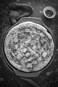 Paneer Capsicum Cheese Pizza