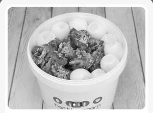 Mutton Bucket Biryani Full (8 To 9 Person) With Poricha Kozhi Full And Gusto Vita 300ml